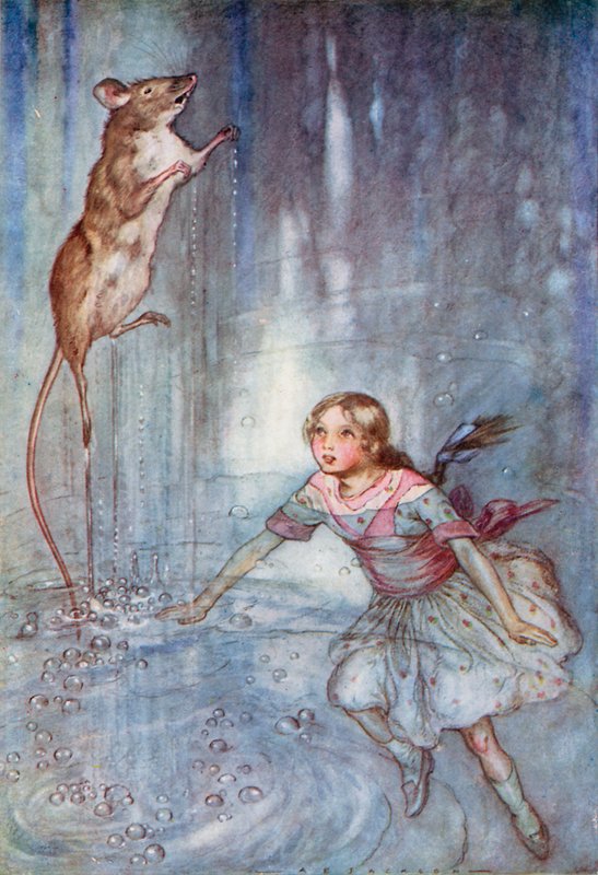 Illustration for Alice in Wonderland by Albert Edward Jackson