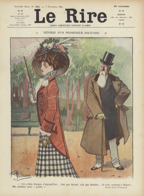 Illustration for Le Rire by Albert Guillaume
