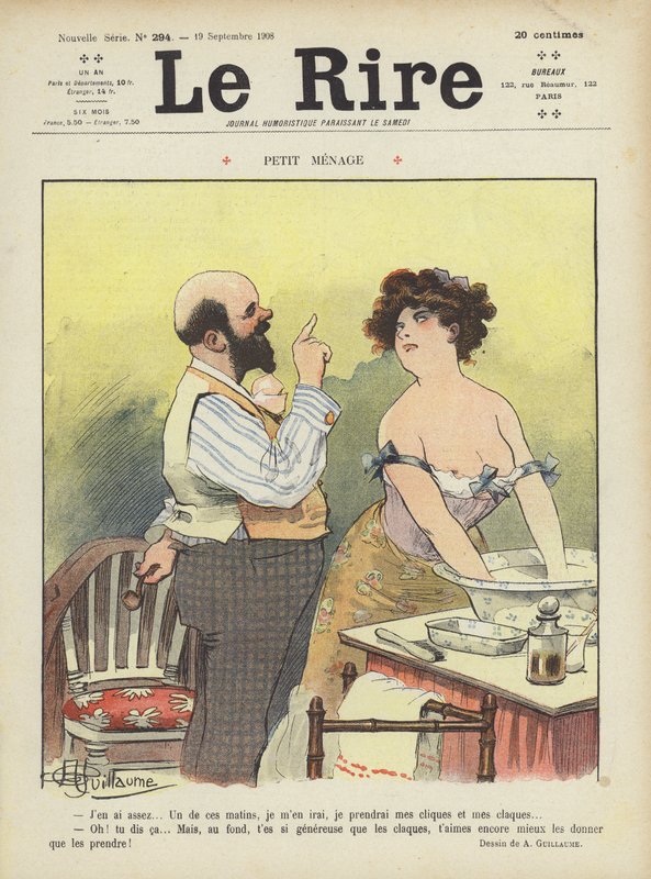 Illustration for Le Rire by Albert Guillaume
