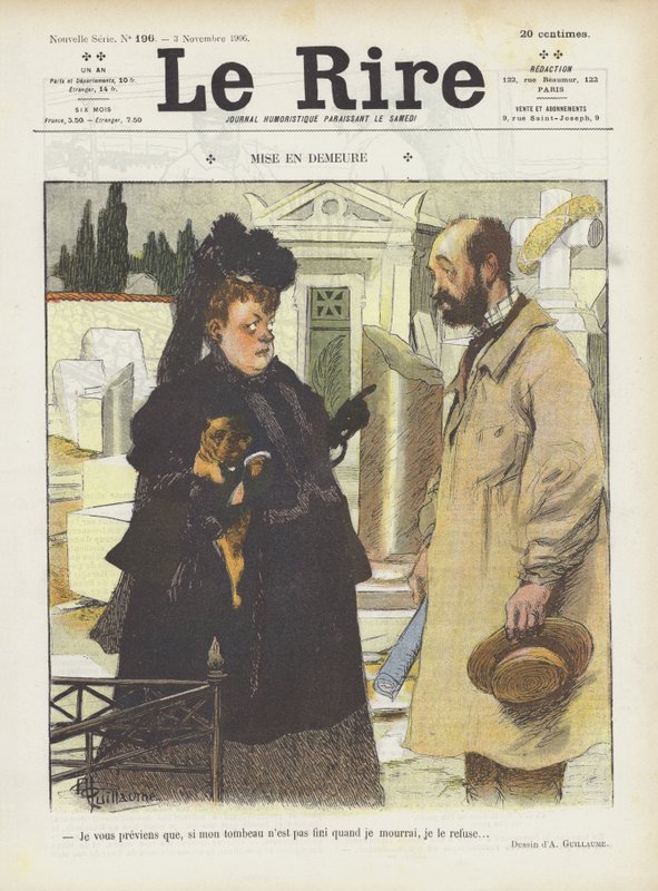 Illustration for Le Rire by Albert Guillaume