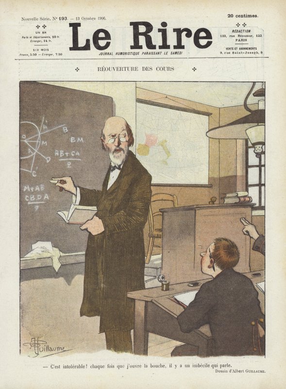 Illustration for Le Rire by Albert Guillaume