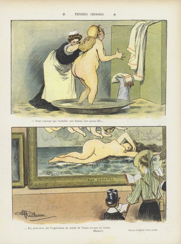 Illustration for Le Rire by Albert Guillaume