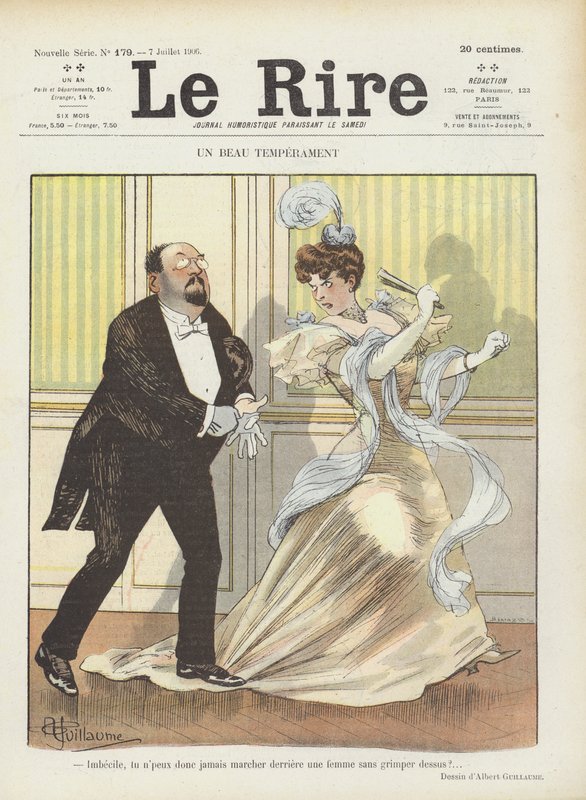 Illustration for Le Rire by Albert Guillaume