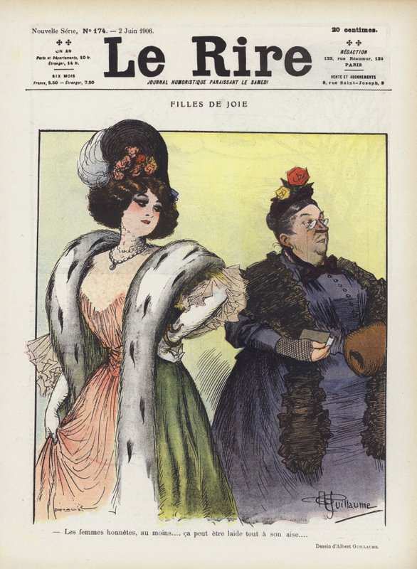 Illustration for Le Rire by Albert Guillaume