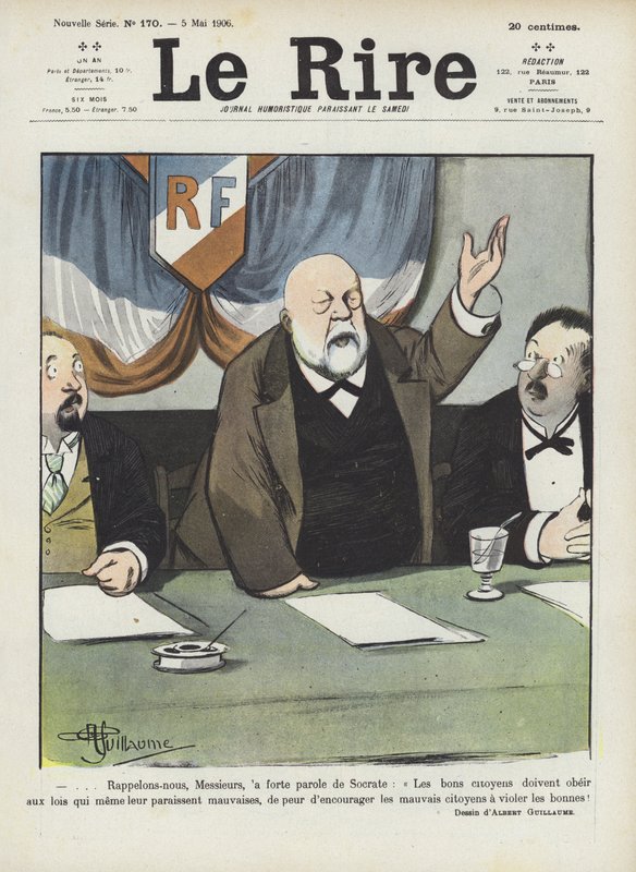 Illustration for Le Rire by Albert Guillaume