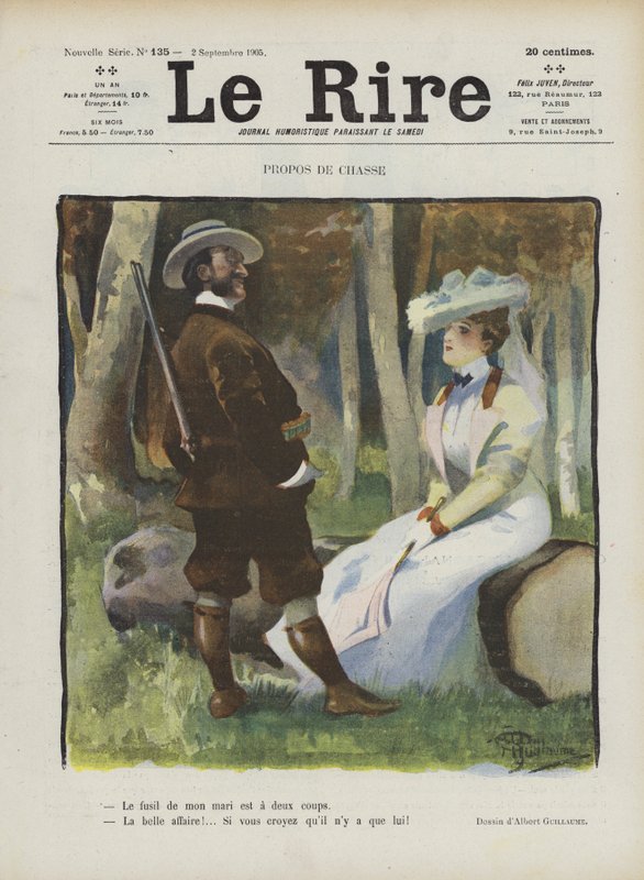 Illustration for Le Rire by Albert Guillaume