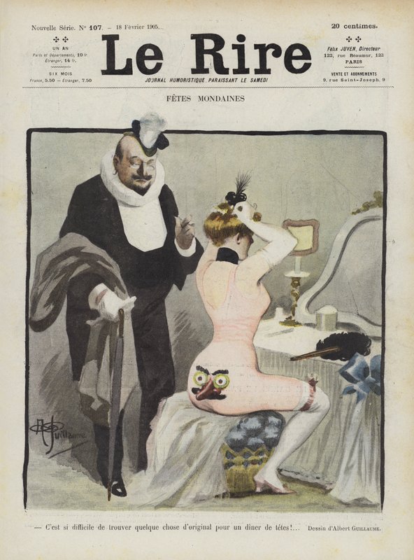 Illustration for Le Rire by Albert Guillaume