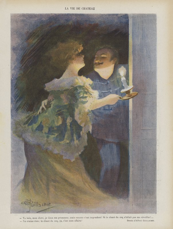 Illustration for Le Rire by Albert Guillaume