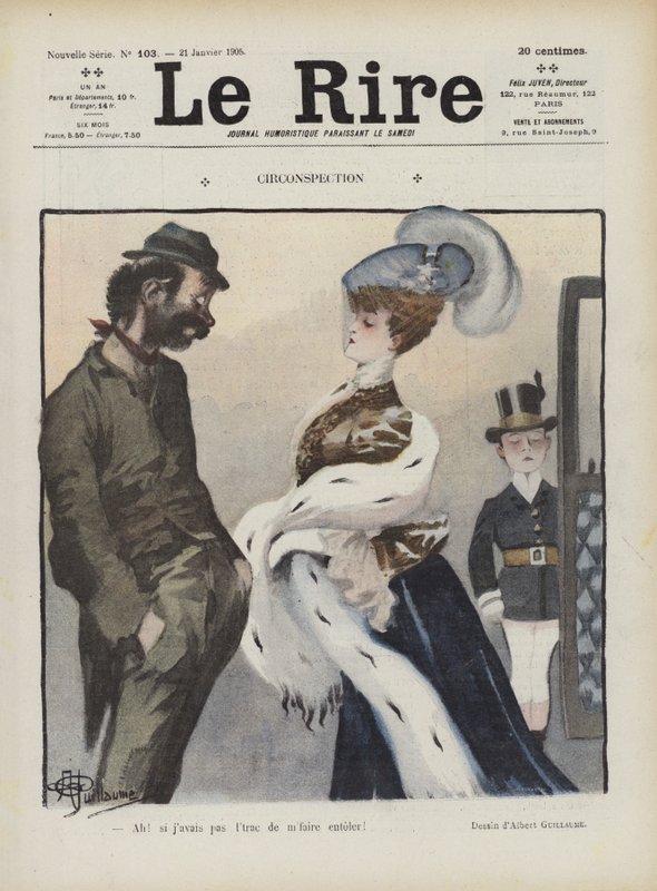 Illustration for Le Rire by Albert Guillaume