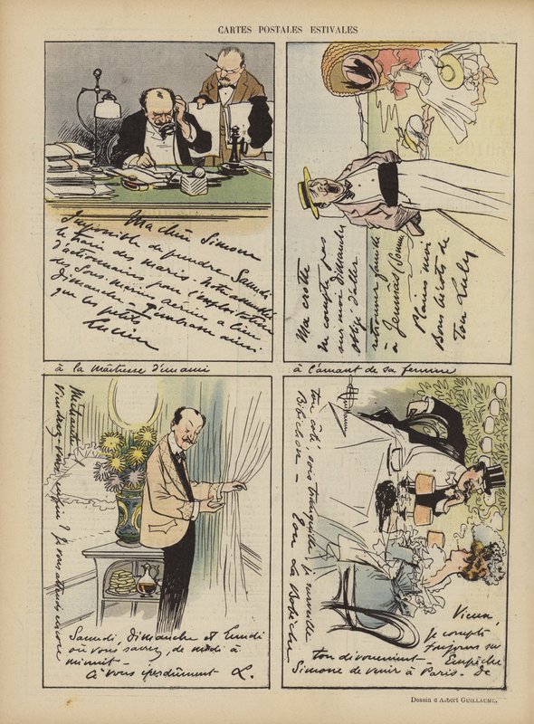 Illustration for Le Rire by Albert Guillaume