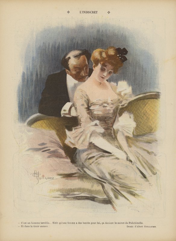 Illustration for Le Rire by Albert Guillaume