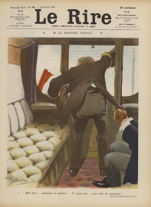 Illustration for Le Rire by Albert Guillaume