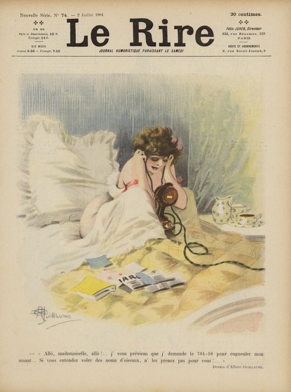 Illustration for Le Rire by Albert Guillaume