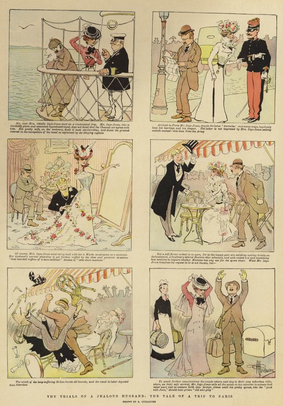 The Trials of a Jealous Husband, the Tale of a Trip to Paris by Albert Guillaume