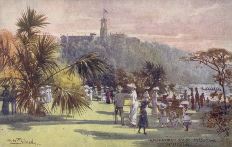 Government House, Melbourne, Australia by Albert Henry Fullwood