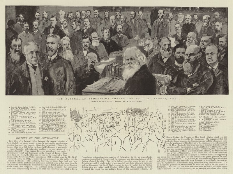 The Australian Federation Convention held at Sydney, NSW by Albert Henry Fullwood