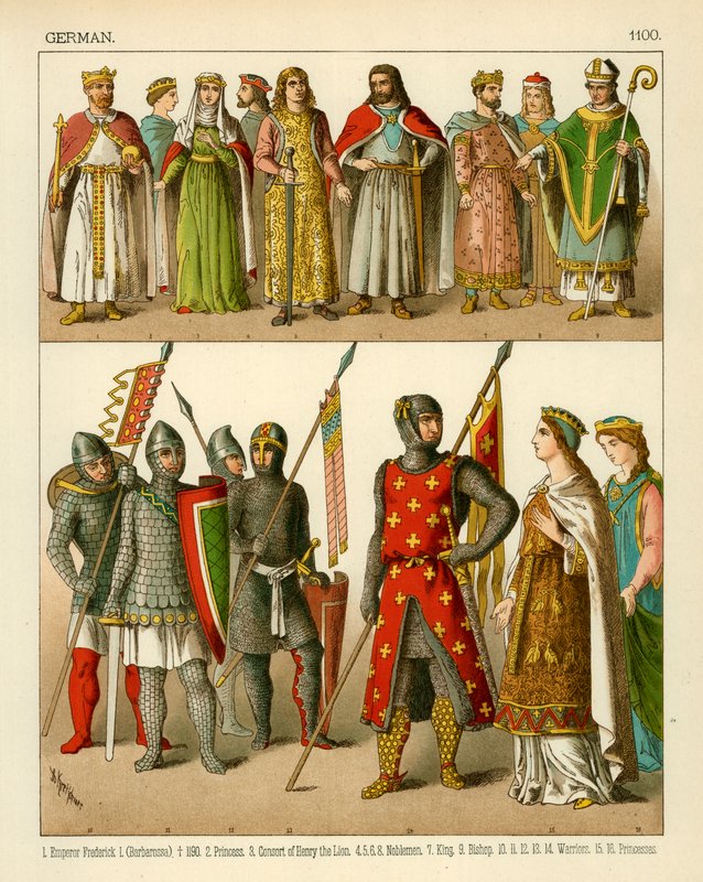 German Costume 1100 by Albert Kretschmer