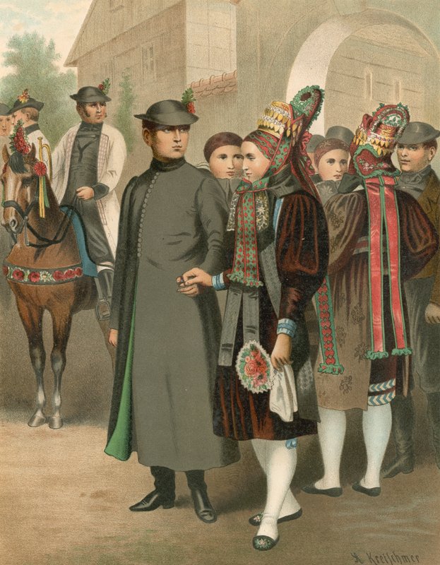 German Costume, Altenburg by Albert Kretschmer