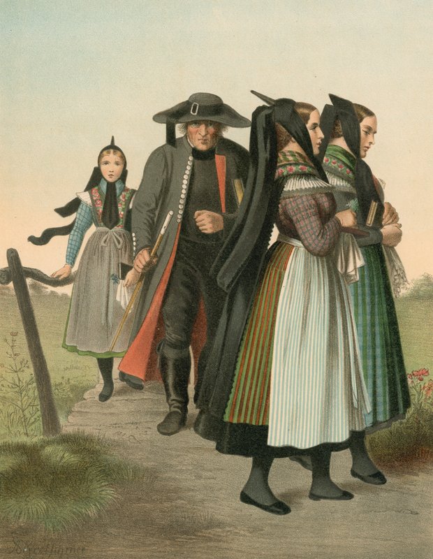 German Costume, Hannover, Amt Gifhorn by Albert Kretschmer