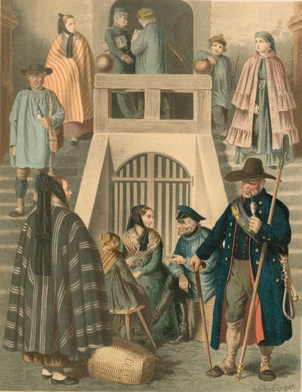 German costume, Harz by Albert Kretschmer