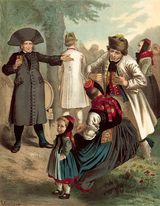 German Costume, Thur-Hessen and der Schwalm by Albert Kretschmer