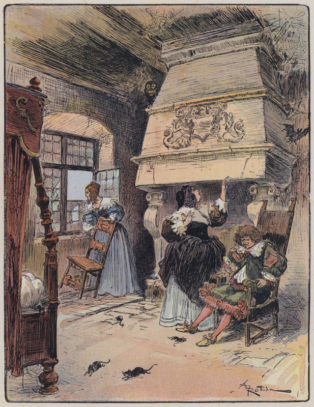 Illustration for Le Capitaine Bellormeau by and illustrated by A Robida by Albert Robida