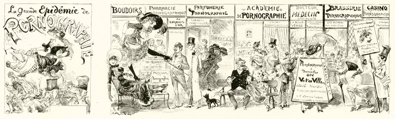 The Great Epidemic of Pornography by Albert Robida