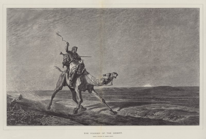 The Courier of the Desert by Alberto Pasini