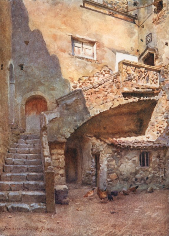 Cortile Palazzo Corvaia, Taormina by Alberto Pisa