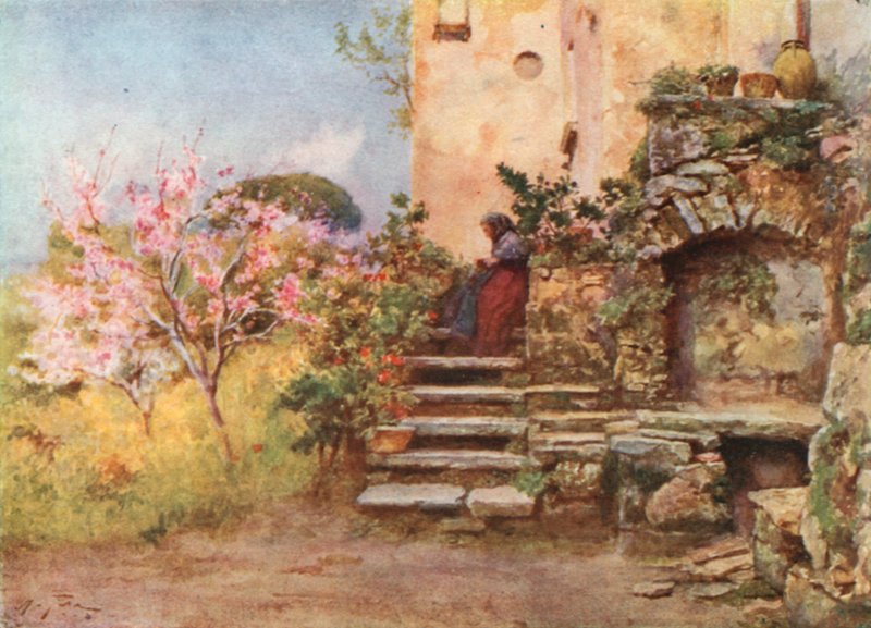 Garden at Monte San Giuliano by Alberto Pisa