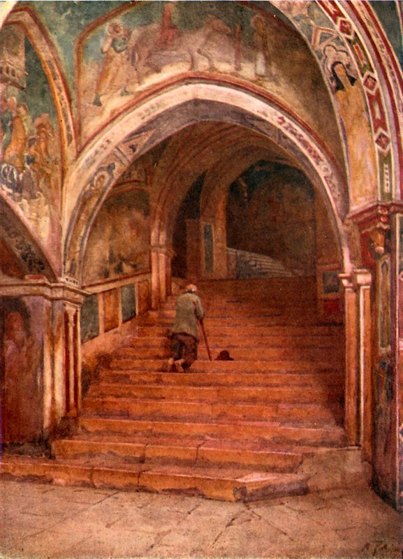 Holy Stairs at the Sagro Speco by Alberto Pisa