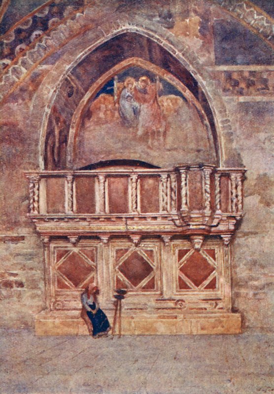 Pulpit, Lower Church, S Francesco, Assisi by Alberto Pisa