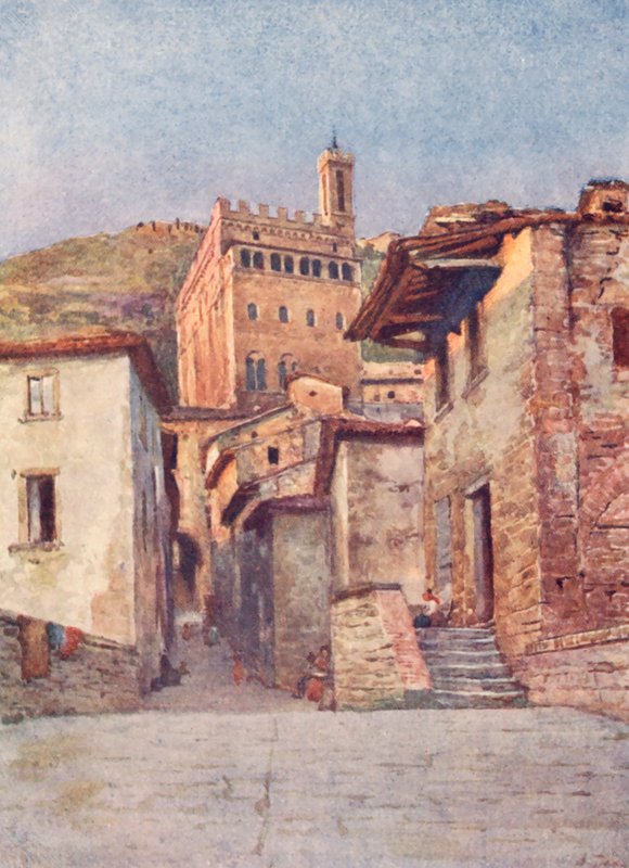 Via Delle Occhi, Gubbio by Alberto Pisa