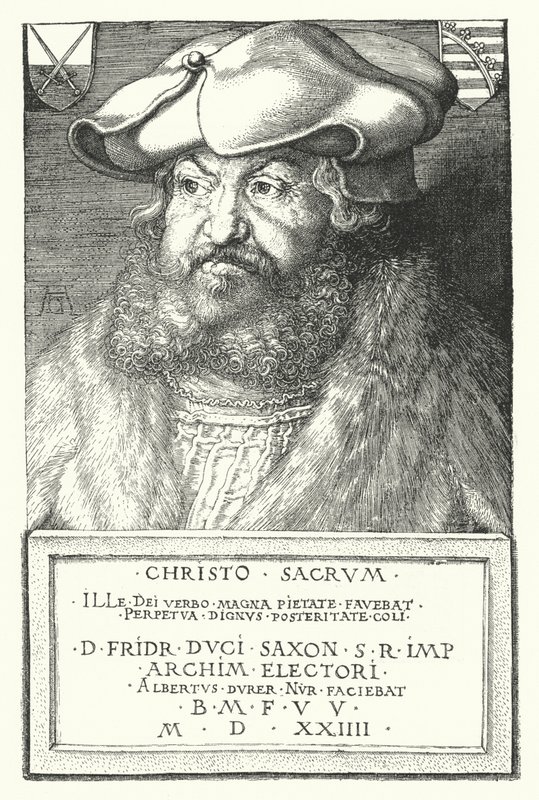 Frederick III, Elector of Saxony by Albrecht Dürer