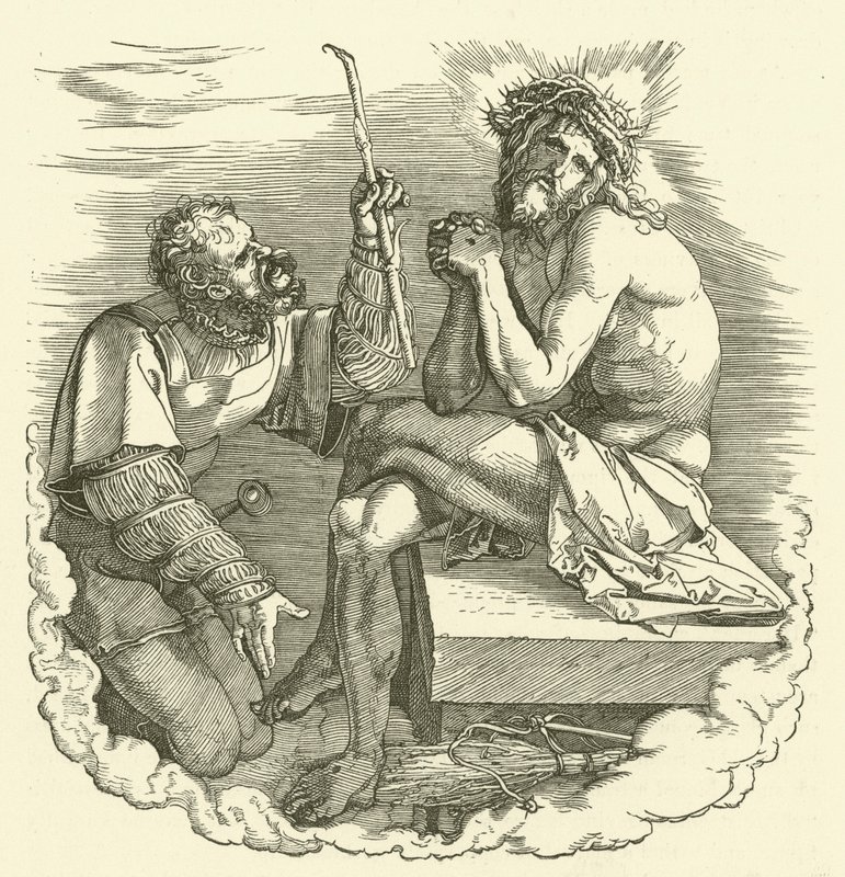 The Mocking of Christ (Christ as Man of Sorrows Mocked by a Soldier) by Albrecht Dürer