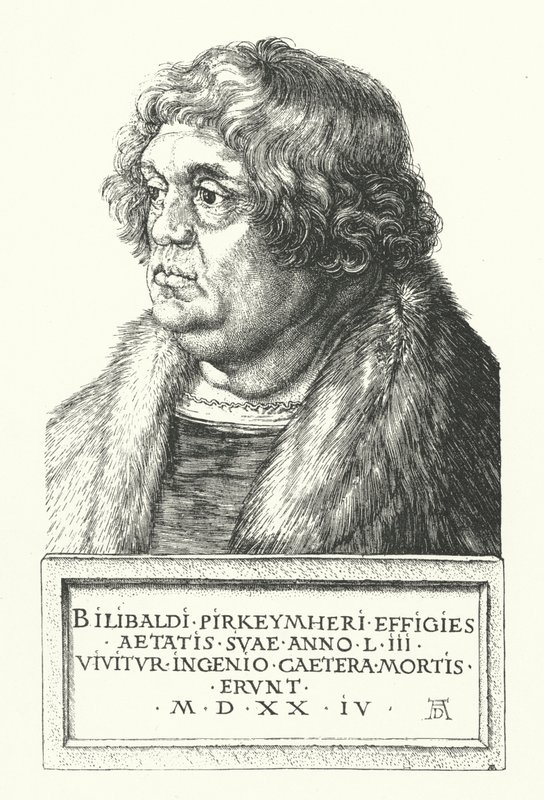 Wilibald Pirckheimer, German Renaissance Lawyer, Author and Humanist, and Closest Friend of Albrecht Durer by Albrecht Dürer