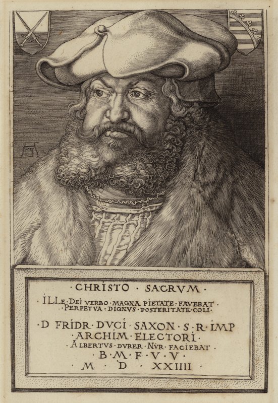 Frederick the Wise, Elector of Saxony by Albrecht (after) Durer or Duerer