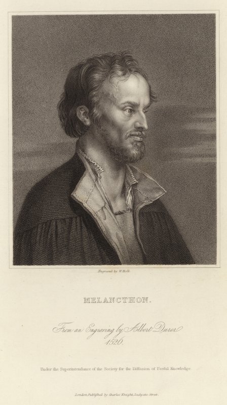 Melancthon - German reformer and collaborator with Martin Luther (1497-1560) by Albrecht Dürer