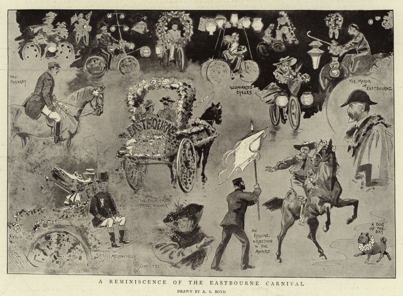 A Reminiscence of the Eastbourne Carnival by Alexander Stuart Boyd