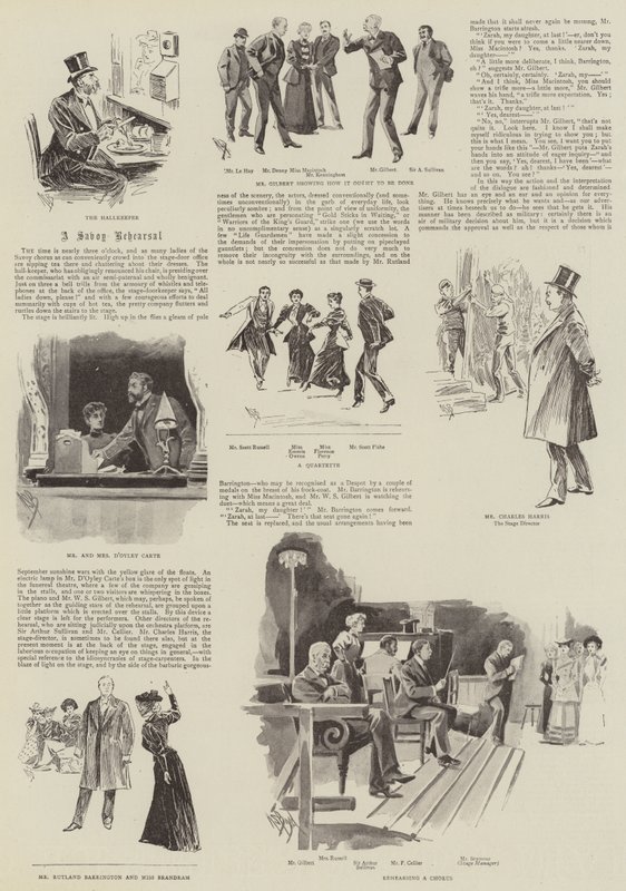 A Savoy Rehearsal by Alexander Stuart Boyd