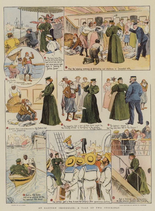 An Eastern Imbroglio, a Tale of Two Stockings by Alexander Stuart Boyd