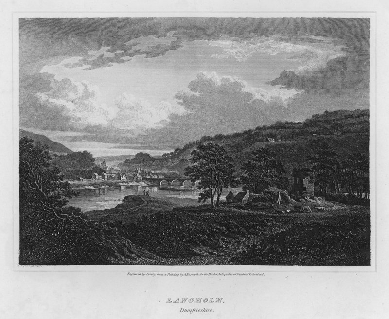 Langholm, Dumfriesshire by Alexander (after) Nasmyth