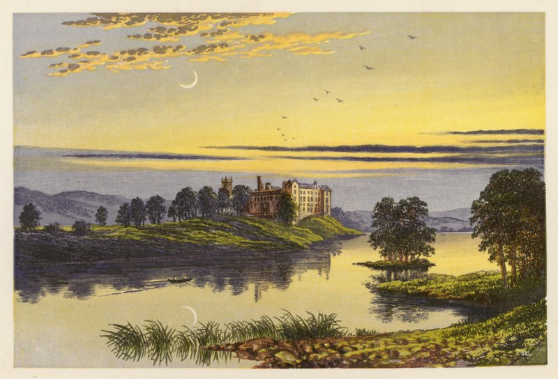 Scottish Loch Scenery: Linlithgow Loch by Alexander Francis (after) Lydon