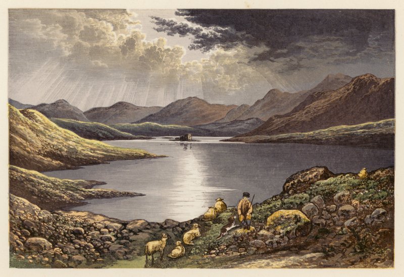 Scottish Loch Scenery: Loch Doon by Alexander Francis (after) Lydon