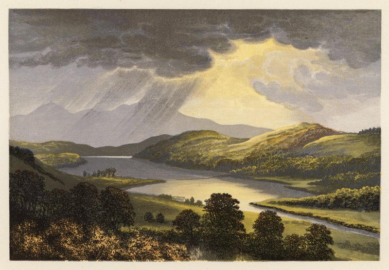 Scottish Loch Scenery: Loch Fad by Alexander Francis (after) Lydon