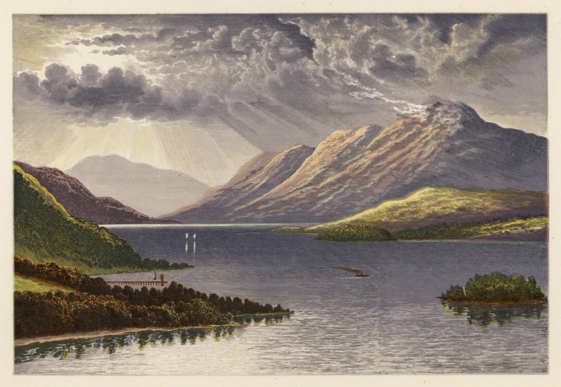 Scottish Loch Scenery: Loch Lomond by Alexander Francis (after) Lydon