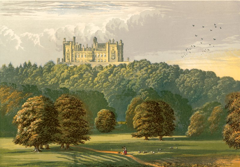 Belvoir Castle by Alexander Francis Lydon