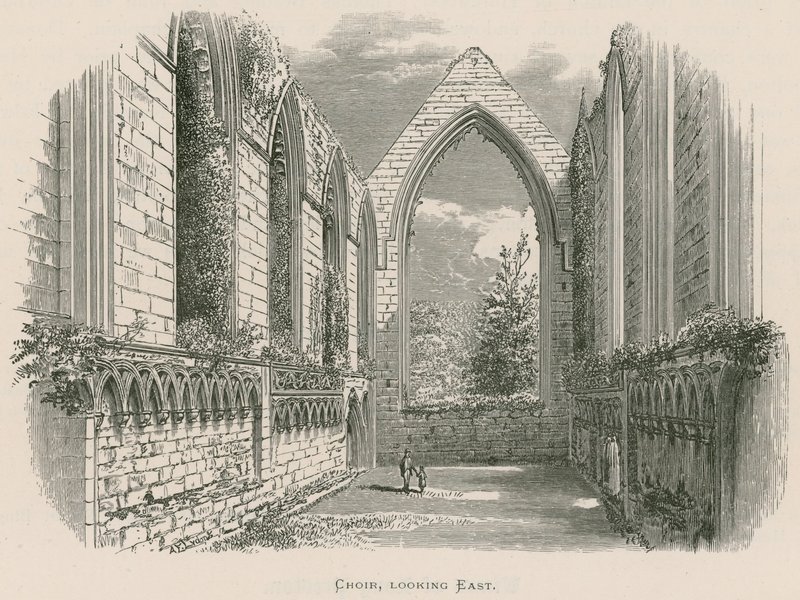 Bolton Priory, Choir, Looking East by Alexander Francis Lydon