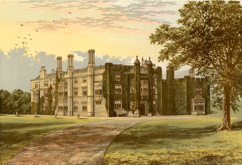 Drakelowe Hall by Alexander Francis Lydon