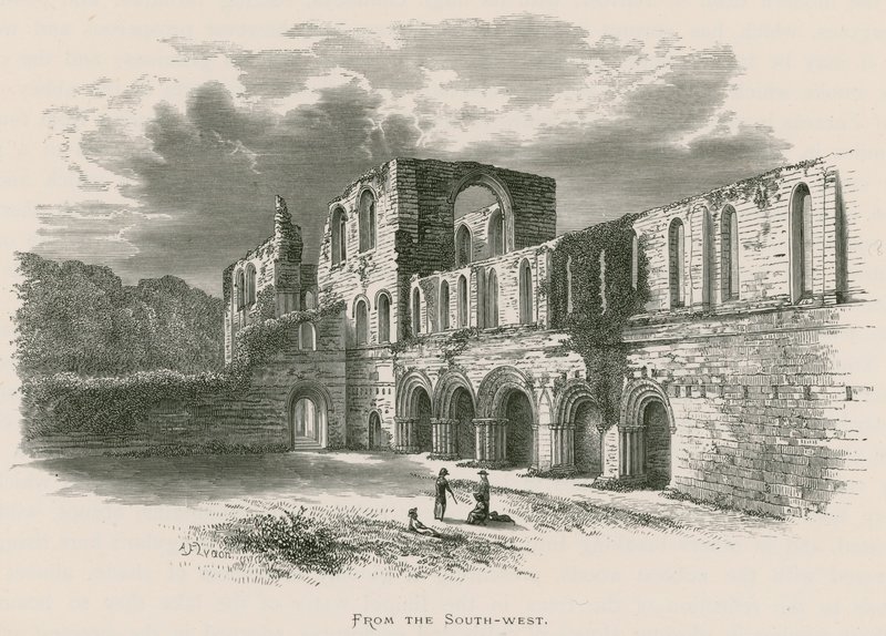 Furness Abbey, From the South-west by Alexander Francis Lydon
